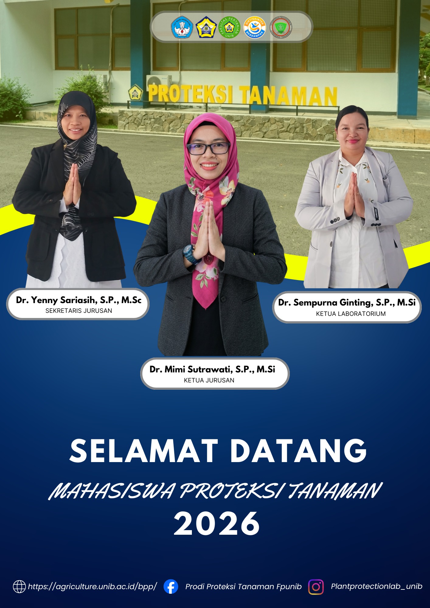 SELAMAT DATANG MAHASISWA PROTEKSI TANAMAN 2026