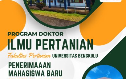 Faperta Universitas Bengkulu Membuka Penerimaan Program Doktor Pertanian