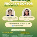 Doctoral Program Socialization – Faculty of Agriculture, University of Bengkulu