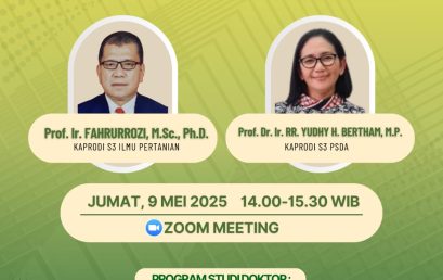 Doctoral Program Socialization – Faculty of Agriculture, University of Bengkulu
