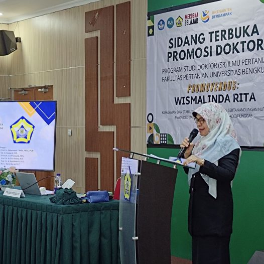 Wismalinda Rita Successfully Defenses Her Doctoral Dissertation in Agricultural Sciences