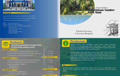 Brosur Baru S3 PSDA UNIB Telah Tersedia