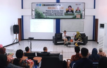 KULIAH UMUM BERTEMA “POTENSI TUMBUHAN OBAT MENDUKUNG PENGEMBANGAN AGROINDUSTRI  BIOFARMAKA” OLEH PROGRAM MAGISTER AGROEKOTEKNOLOGI