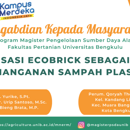 Ecobrick Socialization as a Solution for Plastic Waste Management
