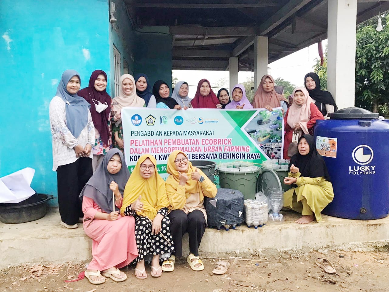 Empowerment of KWT Rezeki Bersama Through Ecobrick Innovation for Sustainable Urban Farming Empowerment of KWT Rezeki Bersama Through Ecobrick Innovation for Sustainable Urban Farming