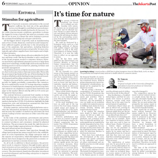 It’s time for nature