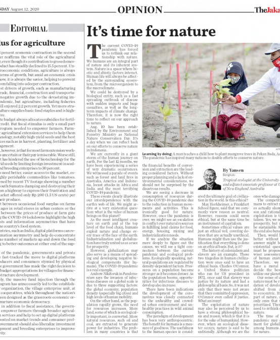 It’s time for nature