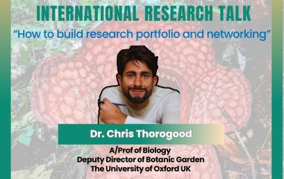 UNIB Hosts International Research Talk Featuring Dr Chris Thorogood from the University of Oxford