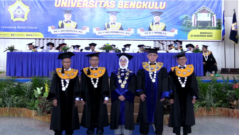 UNIB Inaugurates New Professor of Forestry UNIB Inaugurates New Professor of Forestry