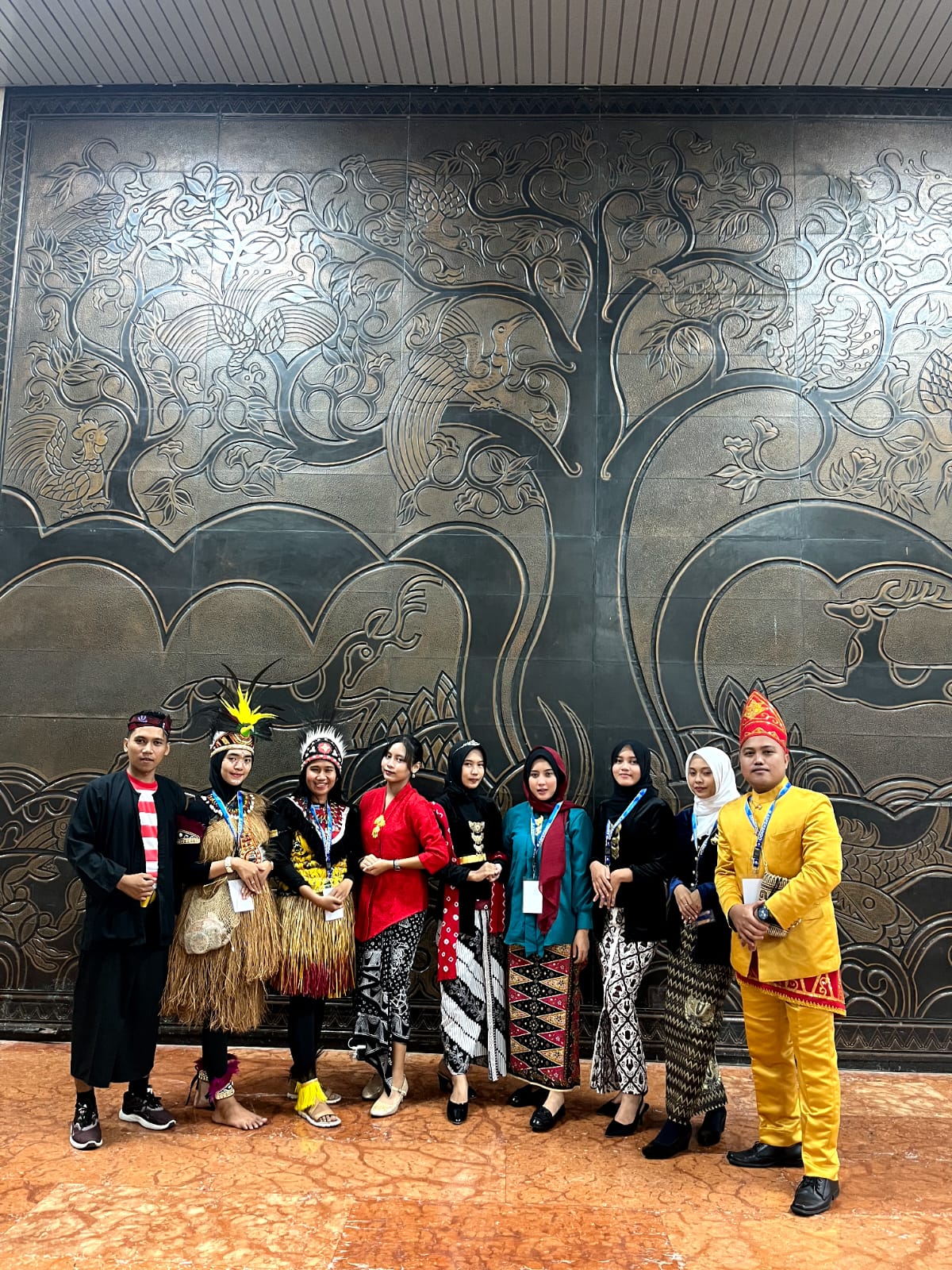 Khairul Adlani, a Bengkulu representative (student of Agribusiness FP UNIB), attended the National Level Indonesian Maritime Ambassador School 2023 opening.