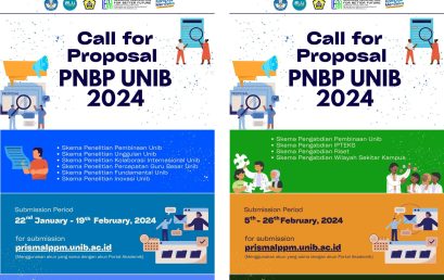 Research and Community Service Proposal Submission for UNIB Lecturers: PNBP UNIB Fund
