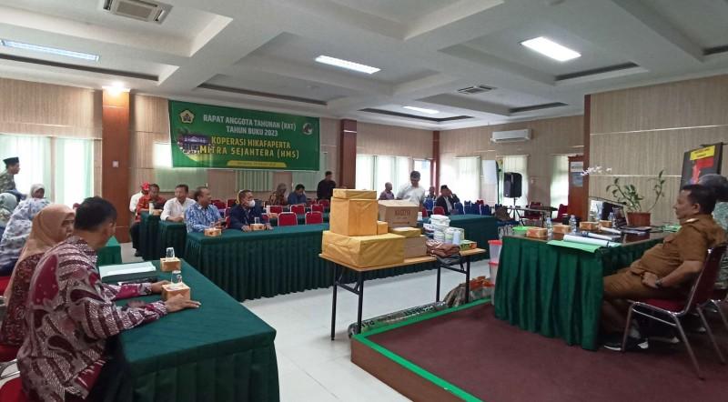 The Annual General Meeting (AGM) of Hikaperta Mitra Sejahtera Cooperative generates a net operating surplus of hundreds of Millions of rupiah.