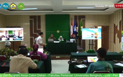 The Presentation of Strategic Programs by the Dean Candidates for the Faculty of Agriculture (FP)