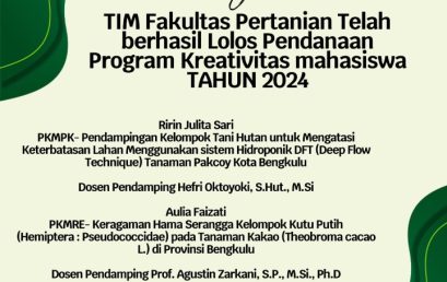 Congratulations and success for successfully passing the funding for Student Creativity Program (PKM) 2024.