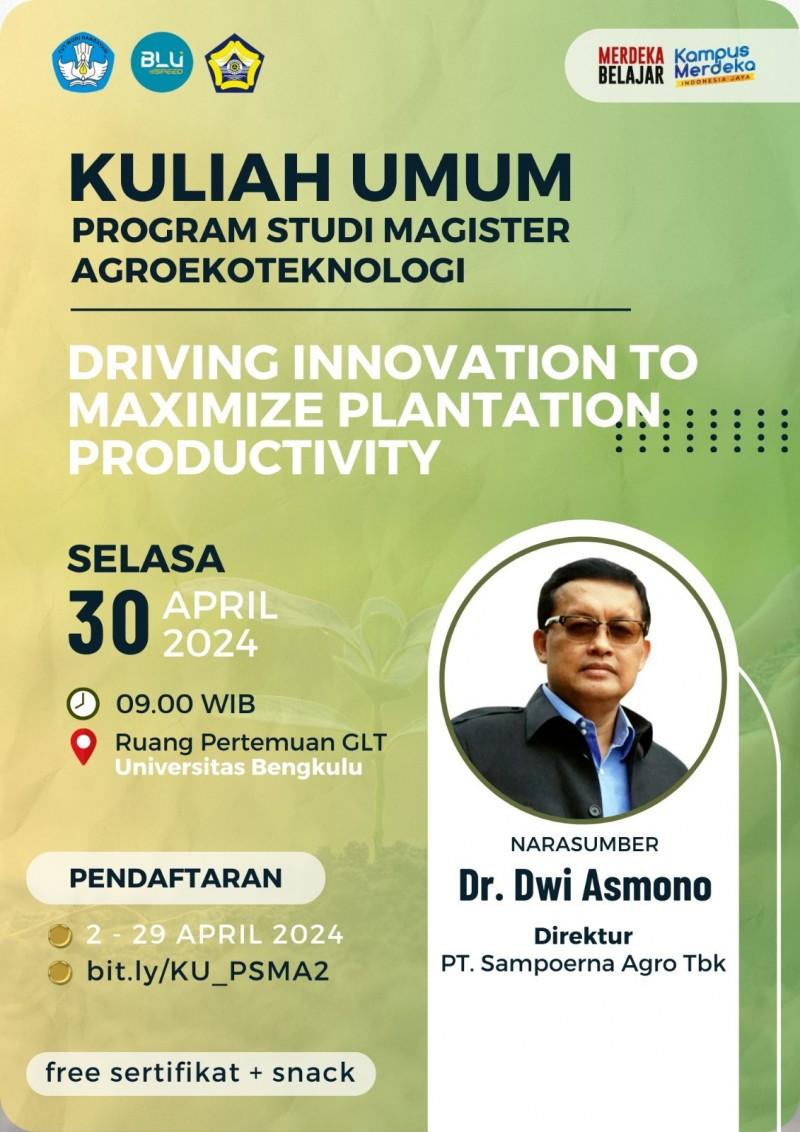 General Lecture by PT. Sampoerna Agro Tbk General Lecture by PT. Sampoerna Agro Tbk