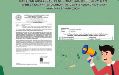 Marine Science Study Program Wins “Pengembangan Kurikulum Dan Percepatan Pembelajaran Perguruan Tinggi MBKM” Grant for 2024.