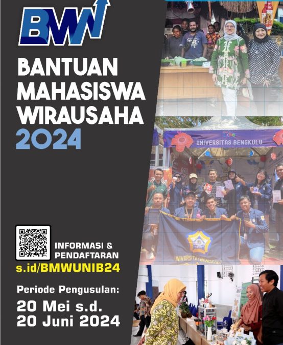 The submission of proposals for Bantuan Mahasiswa Wirausaha (BMW) 2024