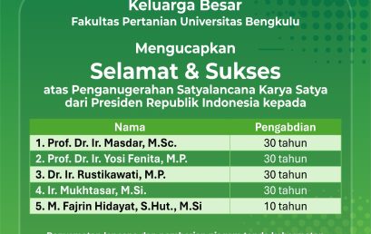 The Conferment of Satyalencana Karya Satya to Lecturers