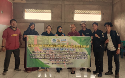 Farmer Empowerment through Soil Health and Horticultural Plant Diagnostic Technique Training in Tik Kuto Village, Rimbo Pengadang District, Lebong Regency, Bengkulu Province