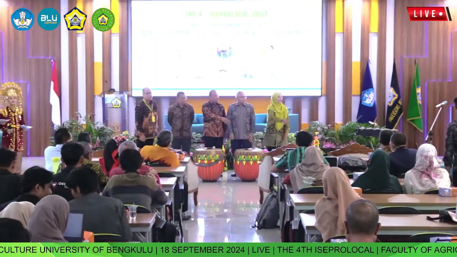 The Faculty of Agriculture has successfully implemented the 4th ISEPROLOCAL International Seminar, 2024. The Faculty of Agriculture has successfully implemented the 4th ISEPROLOCAL International Seminar, 2024.