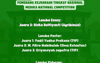 Students of the Faculty of Agriculture, University of Bengkulu, Achieve Success in the Medika National Competition