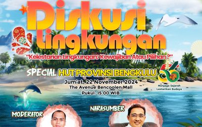 Faculty of Agriculture will hold an Environmental Discussion and Beach Cleanup Action in Celebration of the 56th Anniversary of Bengkulu Province.