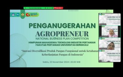 HIMATIN FP UNIB Successfully Holds Agropreneur National Business Plan Competition in 2024