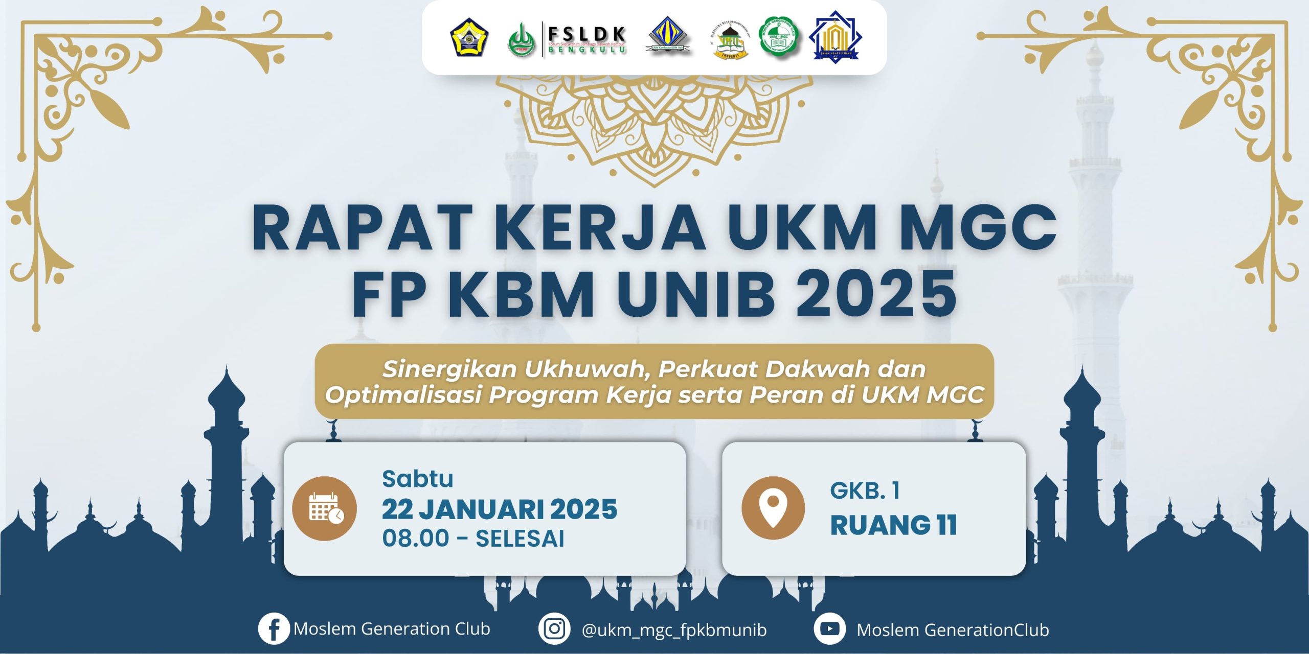 Working Meeting of the UKM MGC FP KBM UNIB Working Meeting of the UKM MGC FP KBM UNIB