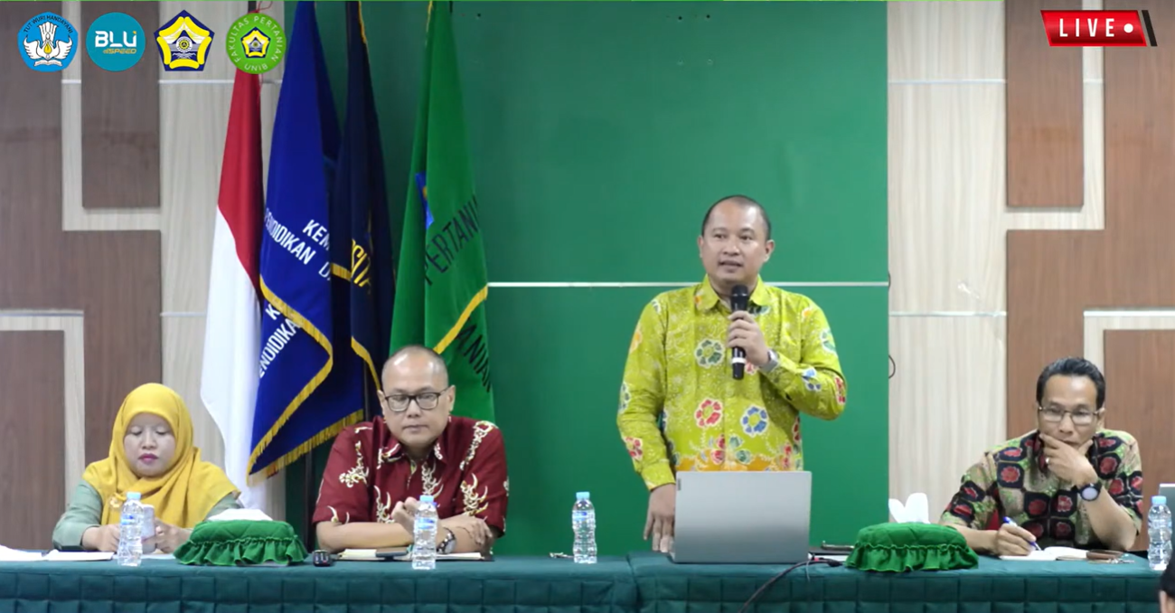 Joint Wednesday of the Faculty of Agriculture, UNIB: Performance Report and Budget Efficiency Strategy Joint Wednesday of the Faculty of Agriculture, UNIB: Performance Report and Budget Efficiency Strategy
