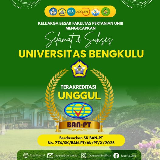 University of Bengkulu Achieves “Unggul (Excellent)” Institutional Accreditation by BAN-PT