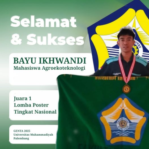 Agrotechnology Student of the University of Bengkulu Wins 1st Place in National Poster Competition Agrotechnology Student of the University of Bengkulu Wins 1st Place in National Poster Competition