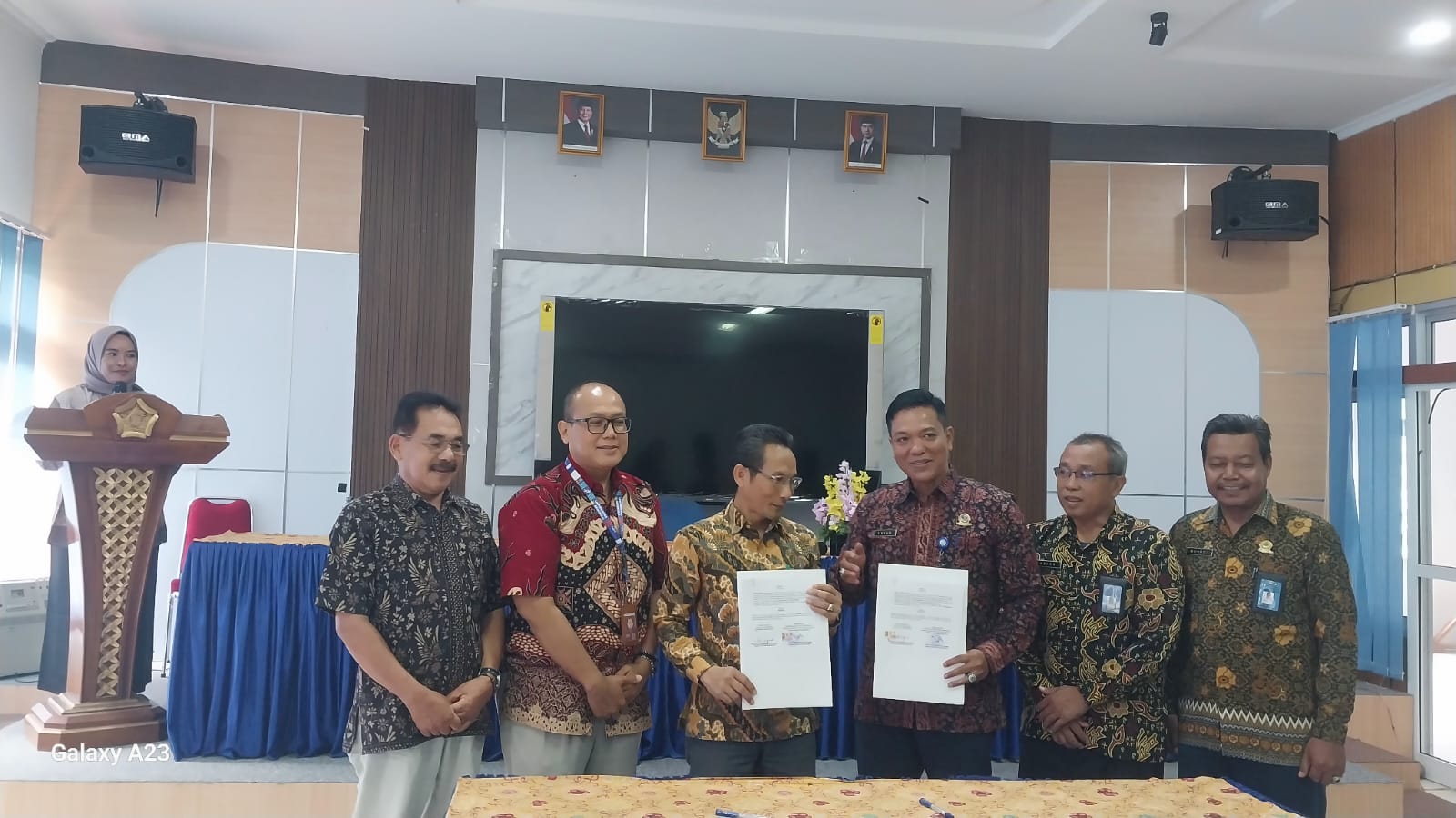 SIGNING OF THE MOU OF FAPERTA, FMIPA AND BMKG