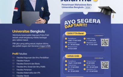 FAPERTA UNIB SUPPORTS THE 2026 STUDENT ADMISSIONS: MULTIPLE ENTRY PATHWAYS FOR FUTURE GENERATIONS OF EXCELLENCE